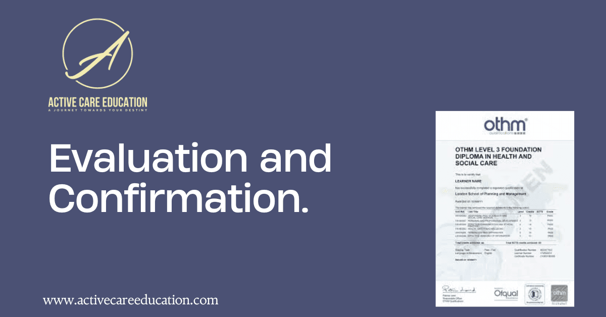 OTHM Level 3 Foundation Diploma in Health and Social Care - 2026