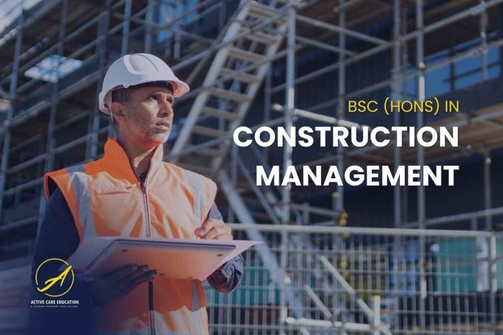 BSc (Hons) Construction Management with Foundation Year