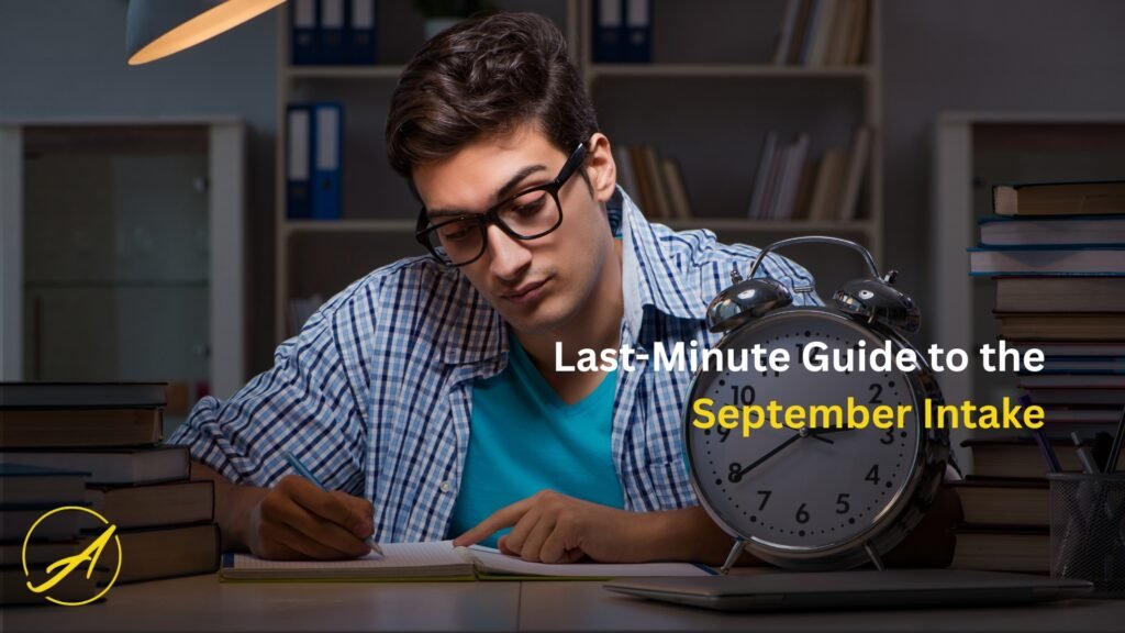 Last-Minute Guide to the September 2026 Intake: Securing Your Place and Funding