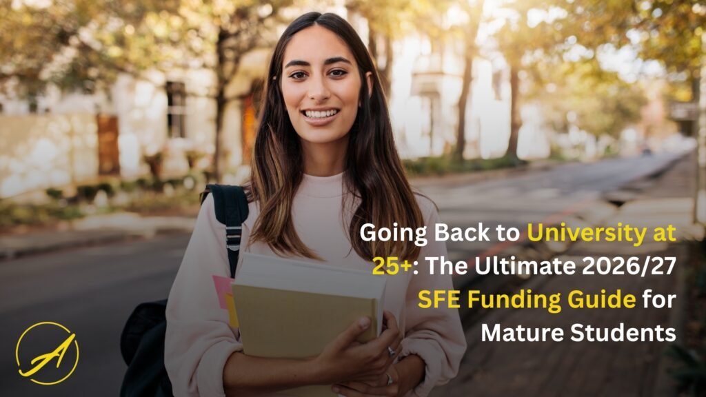 Going Back to University at 25+: The Ultimate 2026/27 SFE Funding Guide for Mature Students Going Back to University at 25+: The Ultimate 2026/27 SFE Funding Guide for Mature Students