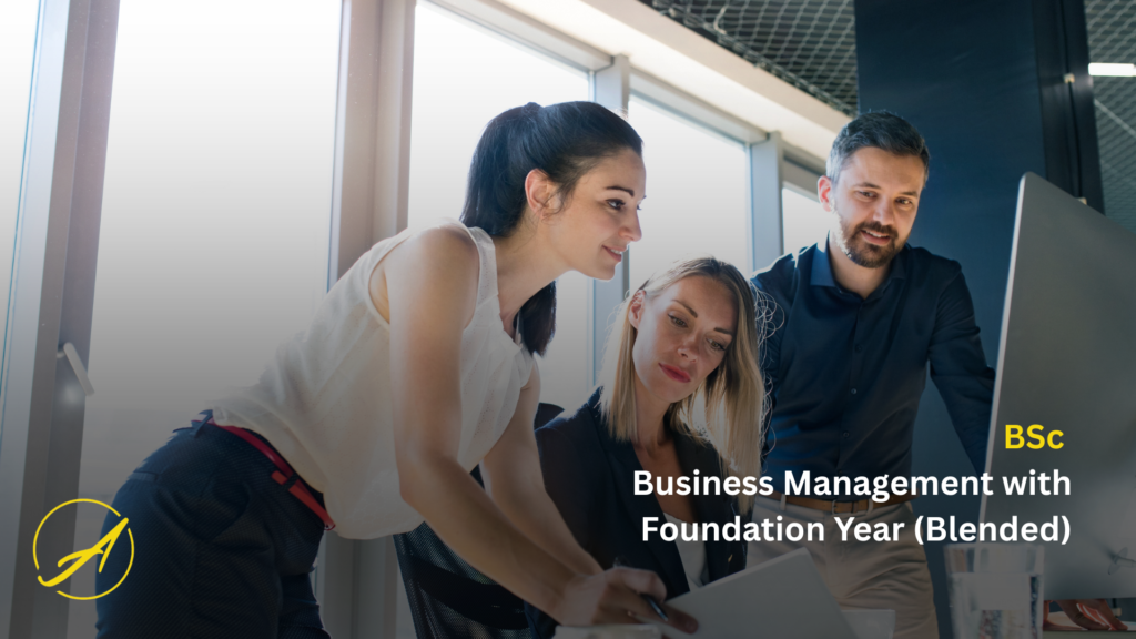 BSc Business Management with Foundation Year (Blended)